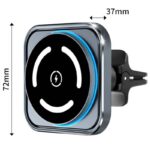 MagSafe対応 強磁力 車載ホルダー 15Wワイヤレス充電器 エアコン吹出口 強磁力 スマホホルダー JLM-M69 車載ホルダー 角度自由調節 車載アクセサリー SKU:IPC09102024039 - Image 6