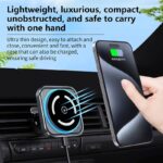 MagSafe対応 強磁力 車載ホルダー 15Wワイヤレス充電器 エアコン吹出口 強磁力 スマホホルダー JLM-M69 車載ホルダー 角度自由調節 車載アクセサリー SKU:IPC09102024039 - Image 2