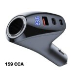 3in1 シガーソケット 車載充電器 分配器急速充電 159 AAC/159 CCA Type-c シガーソケット カーチャージャー 全2種類 SKU:IPC09102024043 - Image 4