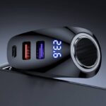 3in1 シガーソケット 車載充電器 分配器急速充電 159 AAC/159 CCA Type-c シガーソケット カーチャージャー 全2種類 SKU:IPC09102024043 - Image 10