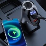 3in1 シガーソケット 車載充電器 分配器急速充電 159 AAC/159 CCA Type-c シガーソケット カーチャージャー 全2種類 SKU:IPC09102024043 - Image 9
