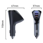 3in1 シガーソケット 車載充電器 分配器急速充電 159 AAC/159 CCA Type-c シガーソケット カーチャージャー 全2種類 SKU:IPC09102024043 - Image 11