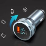 2ポート Type-c 快速車載充電器 PD36W カーチャージャー QC3.0 快速充電器 Type-c シガーソケット 車載充電器  Black SKU:IPC09102024044 - Image 4