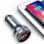 2ポート Type-c 快速車載充電器 PD36W カーチャージャー QC3.0 快速充電器 Type-c シガーソケット 車載充電器  Black SKU:IPC09102024044 - Image 8