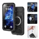 iPhone16 Pro Max shellbox PC+TPU+PETケース magsafe対応ケース iPhone16防水カバー  IPX68防水 TPUケース 全面保護  スマホ防水袋 全2色 SKU:IPC09102024054