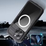 iPhone16 Pro Max shellbox PC+TPU+PETケース magsafe対応ケース iPhone16防水カバー  IPX68防水 TPUケース 全面保護  スマホ防水袋 全2色 SKU:IPC09102024054 - Image 8