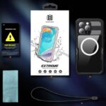 iPhone16 Pro Max shellbox PC+TPU+PETケース magsafe対応ケース iPhone16防水カバー  IPX68防水 TPUケース 全面保護  スマホ防水袋 全2色 SKU:IPC09102024054 - Image 4