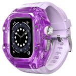 Apple Watch 49mm 一体型 バンド PC+シリコン製アップルウォッチ カバーApple Watch 49mm 腕時計バンド アップル ウォッチ ベルト 全5色 SKU:IPC09102024055