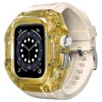 Apple Watch 49mm 一体型 バンド PC+シリコン製アップルウォッチ カバーApple Watch 49mm 腕時計バンド アップル ウォッチ ベルト 全5色 SKU:IPC09102024055 - Image 3