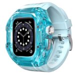 Apple Watch 49mm 一体型 バンド PC+シリコン製アップルウォッチ カバーApple Watch 49mm 腕時計バンド アップル ウォッチ ベルト 全5色 SKU:IPC09102024055 - Image 2