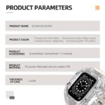 Apple Watch 49mm 一体型 バンド PC+シリコン製アップルウォッチ カバーApple Watch 49mm 腕時計バンド アップル ウォッチ ベルト 全5色 SKU:IPC09102024055 - Image 21