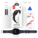 Apple watch S7/S8 41mm シリコン＋PC製一体型バンド カバー Apple watch45mm 防水ケース  耐衝撃 アップル ウォッチ 保護ケース 着装まま充電可能Apple Watchカバー Black SKU:IPC09102024057 - Image 7