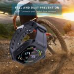 Apple watch S7/S8 41mm シリコン＋PC製一体型バンド カバー Apple watch45mm 防水ケース  耐衝撃 アップル ウォッチ 保護ケース 着装まま充電可能Apple Watchカバー Black SKU:IPC09102024057 - Image 6