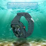 Apple watch S7/S8 41mm シリコン＋PC製一体型バンド カバー Apple watch45mm 防水ケース  耐衝撃 アップル ウォッチ 保護ケース 着装まま充電可能Apple Watchカバー Black SKU:IPC09102024057 - Image 5
