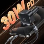 車載USBカーチャージャー 巻き取り式車載充電器 シガーソケット 2in1 30W USBカーチャージャー急速充電器 車用スマホ充電器 車内用スマホ充電器 全2種類 SKU:IPC09112024009 - Image 9