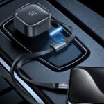 車載USBカーチャージャー 巻き取り式車載充電器 シガーソケット 2in1 30W USBカーチャージャー急速充電器 車用スマホ充電器 車内用スマホ充電器 全2種類 SKU:IPC09112024009 - Image 7