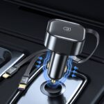 車載USBカーチャージャー 巻き取り式車載充電器 シガーソケット 2in1 30W USBカーチャージャー急速充電器 車用スマホ充電器 車内用スマホ充電器 全2種類 SKU:IPC09112024009 - Image 5