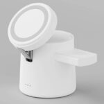3in1ワイヤレス充電器  Apple watch &Air Pods充電充電可能 ワイヤレス充電 スタンド機能 PD15W 快速充電器 magsafe充電器 全3色  SKU:IPC09112024015 - 画像 (11)