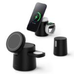 3in1ワイヤレス充電器  Apple watch &Air Pods充電充電可能 ワイヤレス充電 スタンド機能 PD15W 快速充電器 magsafe充電器 全3色  SKU:IPC09112024015