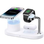 3in1ワイヤレス充電器  Apple watch &Air Pods充電充電可能 ワイヤレス充電 スタンド機能 PD15W 快速充電器 magsafe充電器 全2色  SKU:IPC09112024016