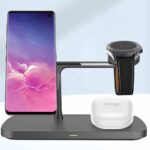 Qi2 3in1ワイヤレス充電器  Apple watch &Air Pods充電充電可能 ワイヤレス充電 スタンド機能 PD15W 快速充電器 magsafe充電器 全2色  SKU:IPC09112024017 - 画像 (5)
