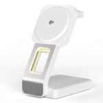 折れ畳み式 3in1ワイヤレス充電器 Apple watch &Air Pods充電充電可能 PD15W 快速充電器 充電スタンド magsafe充電器  全2色 SKU:IPC09112024020 - Image 4