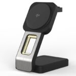 折れ畳み式 3in1ワイヤレス充電器 Apple watch &Air Pods充電充電可能 PD15W 快速充電器 充電スタンド magsafe充電器  全2色 SKU:IPC09112024020 - Image 3