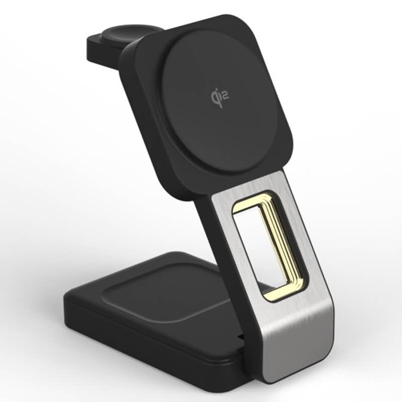IPC09112024020-5.jpg 折れ畳み式 3in1ワイヤレス充電器 Apple watch &Air Pods充電充電可能 PD15W 快速充電器 充電スタンド magsafe充電器 全2色 SKU:IPC09112024020 - Image 1