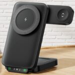 折れ畳み式 3in1ワイヤレス充電器 Apple watch &Air Pods充電充電可能 PD15W 快速充電器 充電スタンド magsafe充電器  全2色 SKU:IPC09112024021 - Image 6
