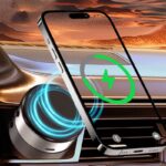 真空スマホスタンド 電動真空吸着機能 X8Q ワイヤレス充電器 真空スマホスタンド 超強吸着力 車載スマホホルダー 片手操作 携帯ホルダー 全3色 SKU:IPC09112024022 - Image 2
