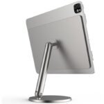 iPadスタンド タブレット 強力磁気スタンド  360度調節可能 アルミ合金製 マグネットタブレット置き台 タプレット用スタンド Silver SKU:IPC09112024023 - Image 5