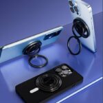 マグネット式 スマホ スタンド Magsafe対応アクセサリー 折り畳式 マグネット式 スマートフォン リングホルダー 全4色 SKU:IPC09112024024 - Image 6