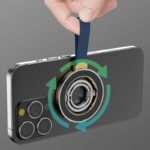 両面強磁力 スマホ スタンド Magsafe スマホスタンド 折り畳式 マグネット式 スマートフォン リングホルダーMagsafeアクセサリー 全2色 SKU:IPC09112024025 - Image 6