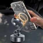 両面吸着 magsafe対応車載ホルダー グネット式 真空 スマホホルダー 真空吸着式 携帯電話ホルダー 360度回転 電動真空吸着式スマホホルダー 全3色 SKU:IPC09112024026 - Image 4