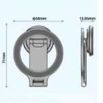Magsafe対応 車載ホルダー 強力固定 スマホホルダー マグネット式車載ホルダー ダッシュボードホルダー 全機種対応  SKU:IPC09112024028 - Image 11
