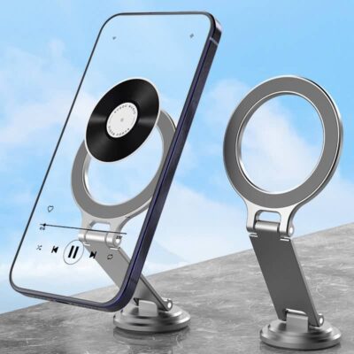 Magsafe対応 車載ホルダー 強力固定 スマホホルダー マグネット式車載ホルダー ダッシュボードホルダー 全機種対応  SKU:IPC09112024028