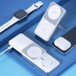 折れ畳み式 3in1ワイヤレス充電器 Apple watch &Air Pods充電充電可能 PD15W 快速充電器 充電スタンド magsafe充電器 SKU:IPC09172024013 - Image 4
