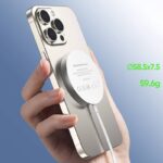 PD15W 快速充電器 ワイヤレスチャージャー Qi2ワイヤレス充電器 iPhone充電器 type- C 装着のままでも充電可能  SKU:IPC09172024014 - 画像 (7)
