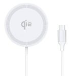PD15W 快速充電器 ワイヤレスチャージャー Qi2ワイヤレス充電器 iPhone充電器 type- C 装着のままでも充電可能  SKU:IPC09172024014 - 画像 (10)
