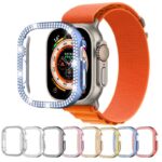 AppleWatch Series10 46mmフルカバー ケース  キラキラPC ケース Apple watch 鍍金仕上げ PCケース 耐衝撃 アップル ウォッチ  Apple Watch 10カバー  全9色 SKU:IPC09172024021