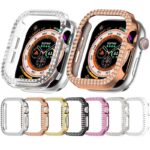 AppleWatch Series10 46mmフルカバー ケース  キラキラPC ケース Apple watch 鍍金仕上げ PCケース 耐衝撃 アップル ウォッチ  Apple Watch 10カバー  全9色 SKU:IPC09172024021 - Image 4