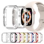 AppleWatch Series10 46mmフルカバー ケース  キラキラPC ケース Apple watch 鍍金仕上げ PCケース 耐衝撃 アップル ウォッチ  Apple Watch 10カバー  全9色 SKU:IPC09172024029