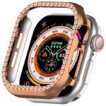 AppleWatch Series10 46mmフルカバー ケース  キラキラPC ケース Apple watch 鍍金仕上げ PCケース 耐衝撃 アップル ウォッチ  Apple Watch 10カバー  全9色 SKU:IPC09172024029 - Image 10