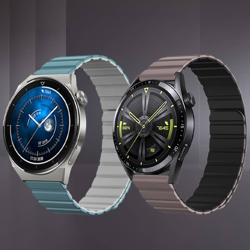 IPC09202024003-01.jpg Huawei watch GT3/GT4 交換バンド シリコン製 ベルト Huawei watch4Pro バンド マグネット式 スマートウォッチ 交換 専用バンド22mm Huawei watch 全6色 SKU:IPC09202024003 - Image 1