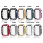 AppleWatch S10 46mm アップルウォッチ 専用一体型 ケース カバー PC+ガラスフィルム Apple Watch 49mm ケース 耐衝撃 AppleWatch series10 42mm PCケース 着装まま充電可能  全10色 SKU:IPC09202024011 - Image 4