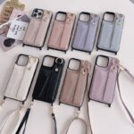 iPhone 16 Pro Max 背面型ケース ショルダーストラップ付き  iPhone背面型ケース カード収納可能 iPhone16 PUレザー ケース スマホケース 全8色 SKU:IPC09242024093 - Image 3