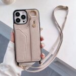 iPhone 16 Pro Max 背面型ケース ショルダーストラップ付き  iPhone背面型ケース カード収納可能 iPhone16 PUレザー ケース スマホケース 全8色 SKU:IPC09242024093 - Image 9