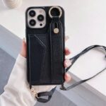 iPhone 16 Pro Max 背面型ケース ショルダーストラップ付き  iPhone背面型ケース カード収納可能 iPhone16 PUレザー ケース スマホケース 全8色 SKU:IPC09242024093 - Image 8