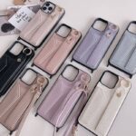 iPhone 16 Pro Max 背面型ケース ショルダーストラップ付き  iPhone背面型ケース カード収納可能 iPhone16 PUレザー ケース スマホケース 全8色 SKU:IPC09242024093 - Image 4
