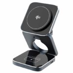Qi2 3in1ワイヤレス充電器 Apple watch &Air Pods充電充電可能 ワイヤレス充電 スタンド機能 PD15W 快速充電器 magsafe充電器 IPC09252024040